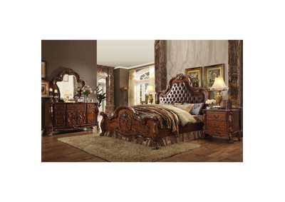 Image for PU & Cherry Oak Dresden Eastern King Bed