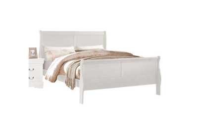 Image for White Louis Philippe Eastern King Bed