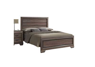 Lyndon Weathered Gray Grain Queen Bed