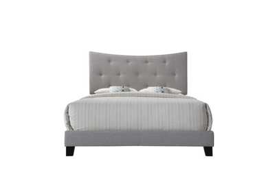 Venacha Gray Fabric Queen Bed,Acme