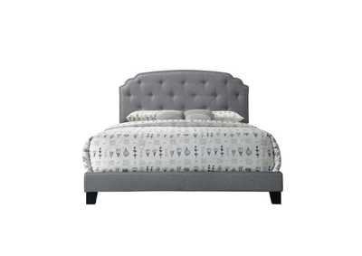 Tradilla Gray Fabric Queen Bed,Acme