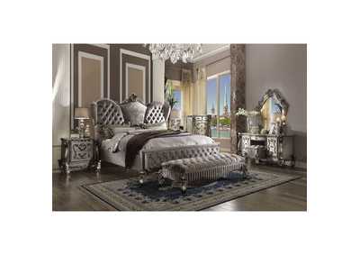 Image for Limbra Velvet & Antique Platinum Versailles California King Bed