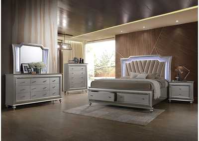 Kaitlyn Champagne Queen Bed