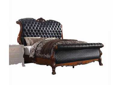 Image for Dresden PU & Cherry Oak Eastern King Bed
