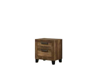 Image for Morales Rustic Oak Finish Nightstand