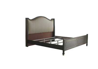 Image for Tan PU & Tobacco Finish House Marchese California King Bed