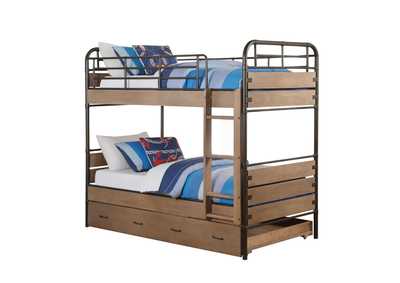 Adams Twin/Twin Bunk Bed Trundle