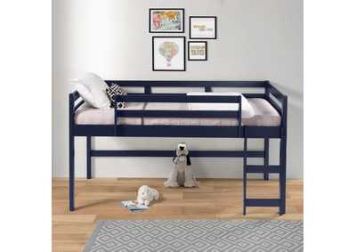 Image for Lara Navy Blue Finish Twin Loft Bed