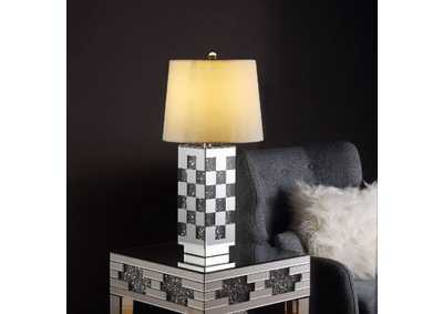 Image for Noralie Mirrored & Faux Diamonds Table Lamp