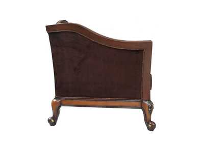 Beredei Fabric Antique Oak Chair,Acme