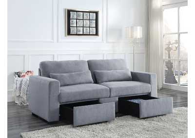 Image for Ottesen Gray Linen Rogyne Sofa