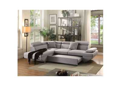 Jemima Gray Fabric Sectional Sofa