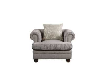 Gardenia Gray Fabric Chair,Acme