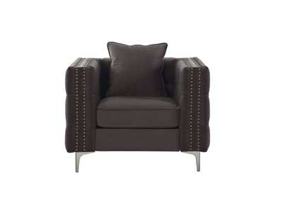 Gillian II Dark Gray Velvet Chair