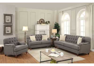Image for Alianza Dark Gray Fabric Sofa