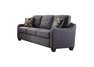 Cleavon II Gray Linen Sofa