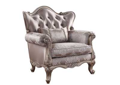 Jayceon Fabric & Champagne Chair