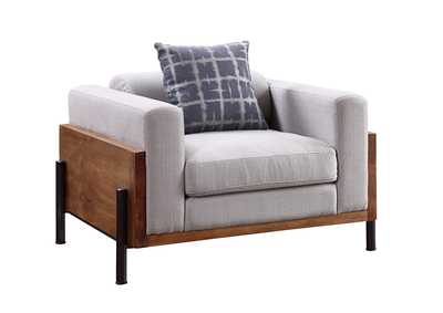 Image for Pelton Fabric & Walnut Chair