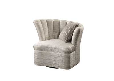 Image for Artesia Shimmering Pearl Swivel Chair