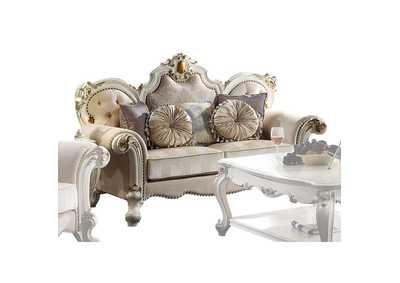 Image for Picardy Fabric & Antique Pearl Loveseat