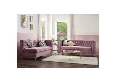Image for Rhett Lavender Velvet Sectional Sofa