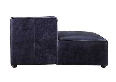 Image for Orianne Vintage Blue Top Grain Leather Chaise