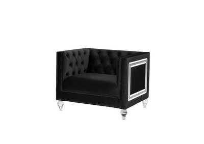 Image for Heibero Black Velvet Chair