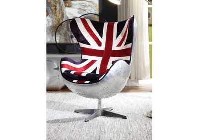 British Flag Accent Chair,Acme