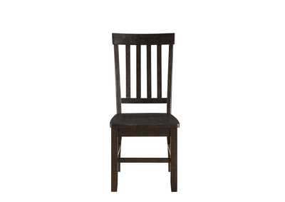 Maisha Rustic Walnut Side Chair