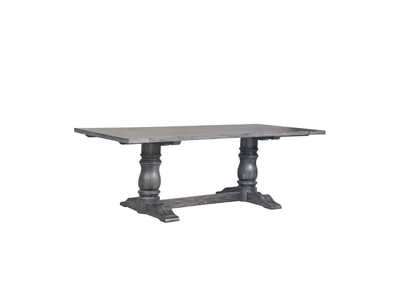 Leventis Weathered Gray Dining Table