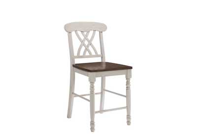 Dylan Buttermilk & Oak Counter Height Chair