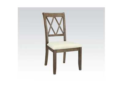 Claudia Side Chair (2Pc),Acme