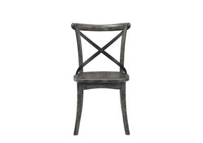 Kendric Rustic Gray Side Chair (2Pc),Acme