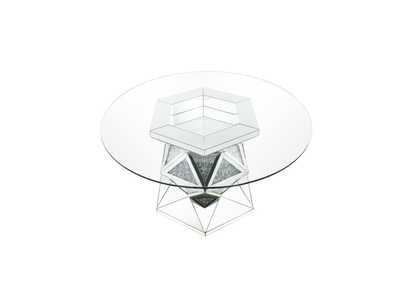 Image for Noralie Mirrored & Faux Diamonds Dining Table