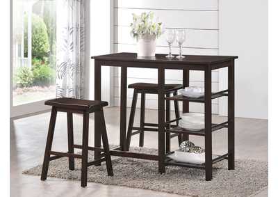 Image for Nyssa Walnut Counter Height Set