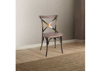 Image for Zaire Antique Copper Oak Side Chair