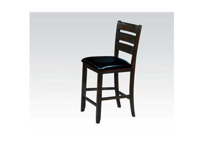 Image for Urbana Black PU & Espresso Counter Height Chair
