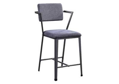 Image for Cargo Fabric & Gunmetal Counter Height Chair