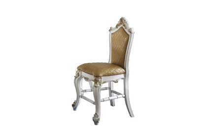 Image for Picardy Antique Pearl & Butterscotch PU Counter Height Chair