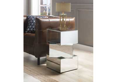 Image for Meria Mirrored End Table