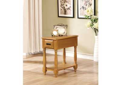 Image for Qrabard Light Oak Accent Table