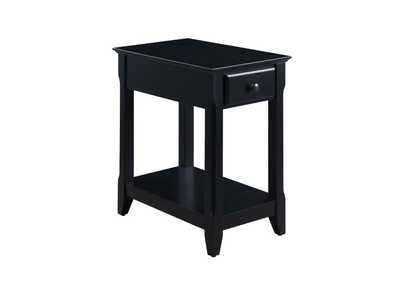 Image for Bertie Black Finish Accent Table