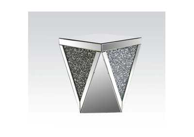 Noralie Mirrored & Faux Diamonds End Table