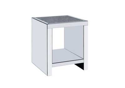 Malish Mirrored End Table