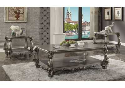 Versailles Antique Platinum Coffee Table