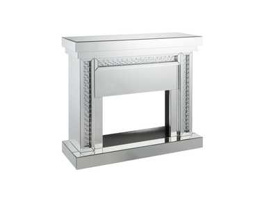 Image for Nysa Mirrored & Faux Crystals Fireplace