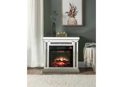 Image for Noralie Mirrored & Faux Diamonds Fireplace