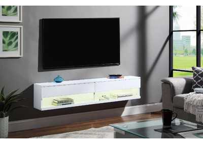Image for Ximena LED & White Finish TV Stand