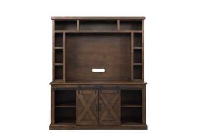 Image for Aksel Walnut Entertainment Center