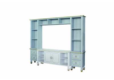 Image for House Marchese Pearl Gray Finish Entertainment Center